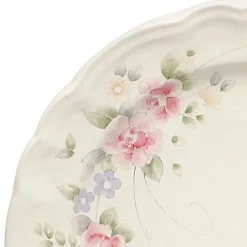 Tea Rose Set of 4 Dinner Plates