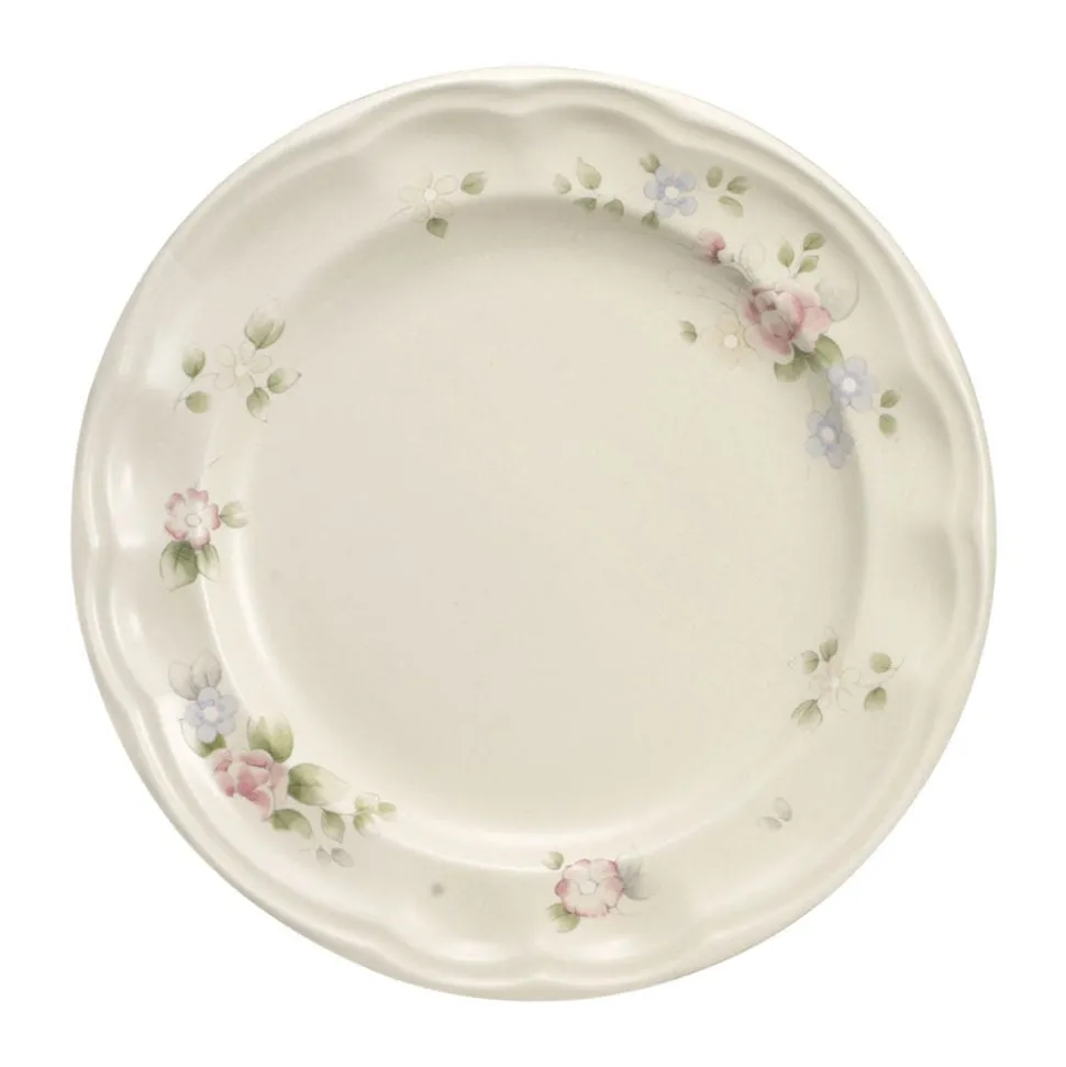 Tea Rose Set of 4 Luncheon Plates