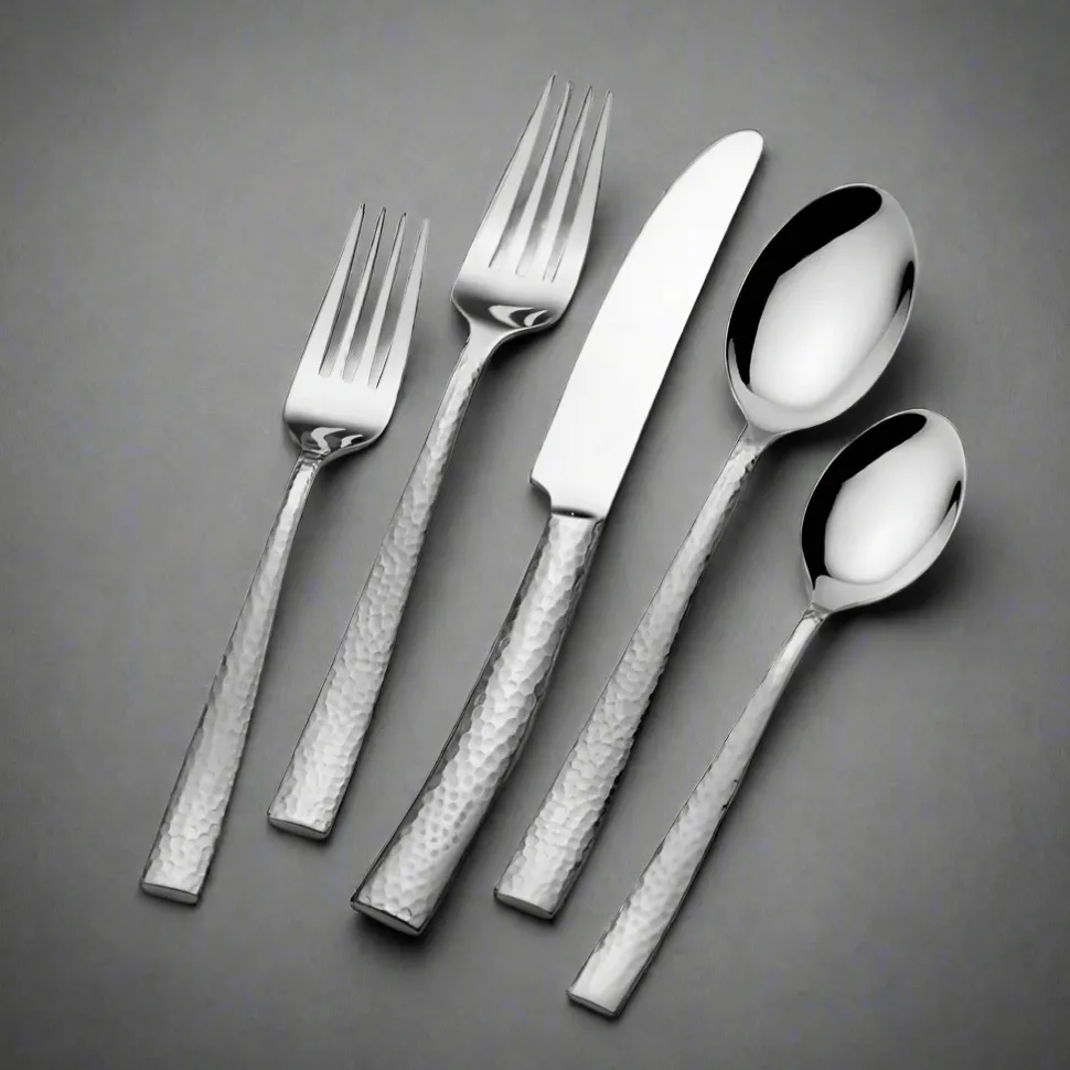 Textured 20 Piece Flatware Set, Service for 4