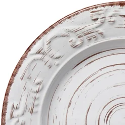 Trellis White 16 Piece Dinnerware Set, Service for 4