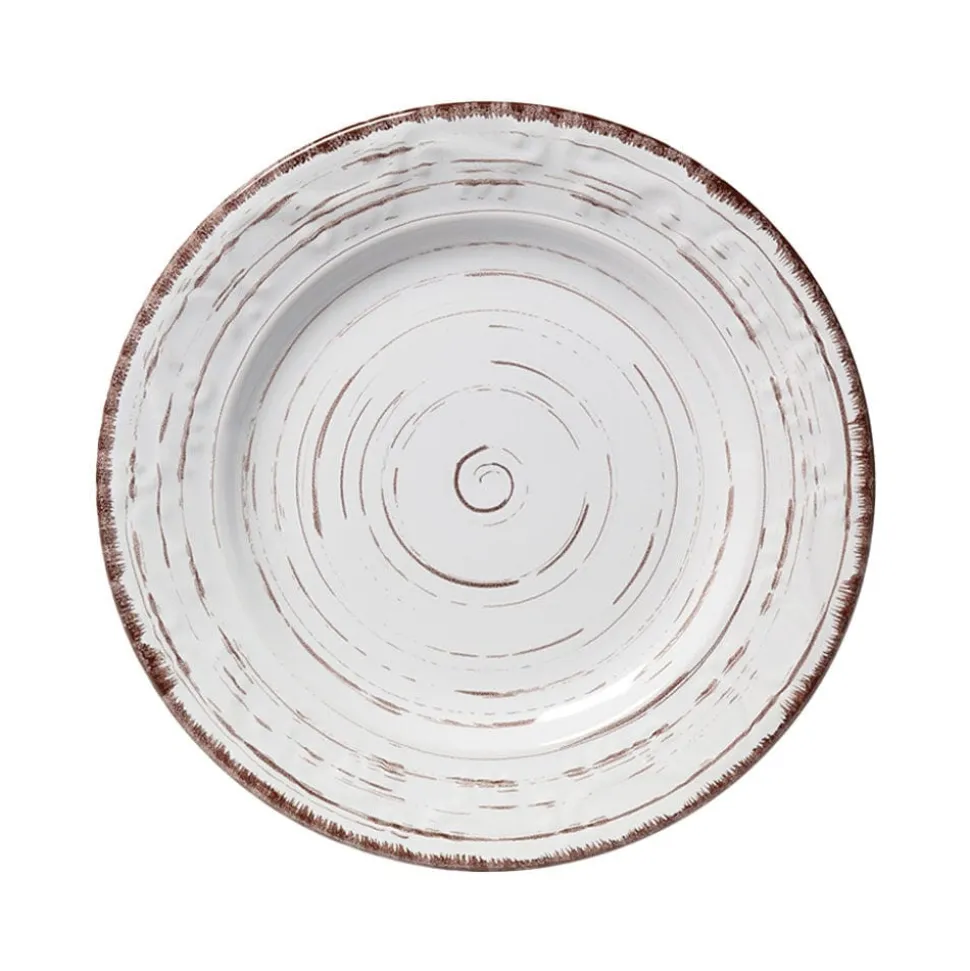 Trellis White Set of 4 Salad Plates