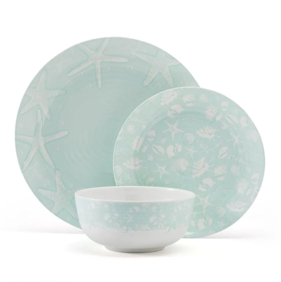 Venice 12 Piece Outdoor Melamine Dinnerware Set, Service for 4