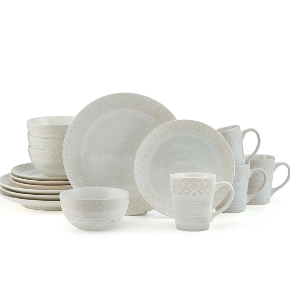 Vera 16 Piece Dinnerware Set, Service for 4