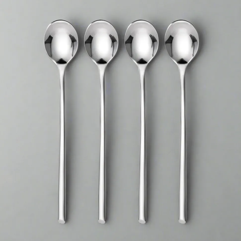 Wave Set of 4 Beverage Spoons