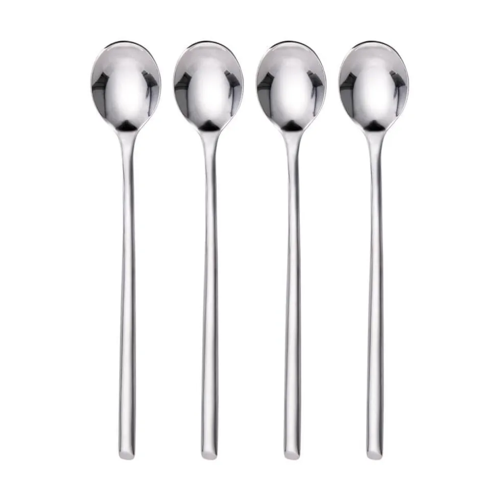 Wave Set of 4 Beverage Spoons
