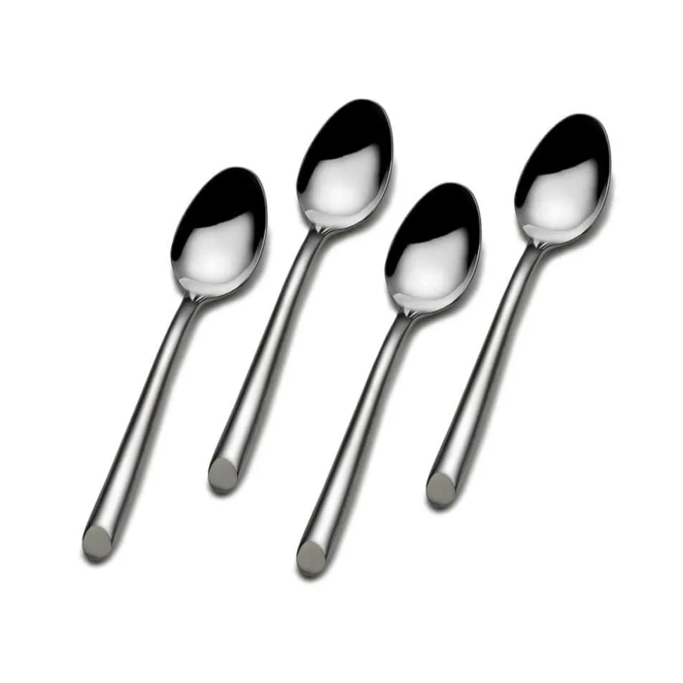 Wave Set of 4 Mini Coffee Spoons