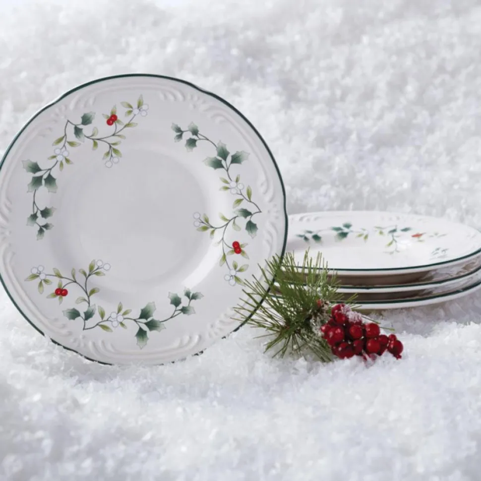 Winterberry® Set of 4 Appetizer Plates