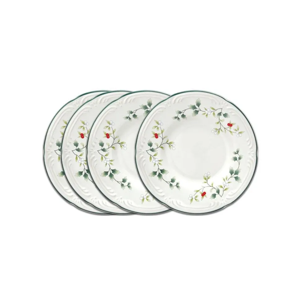 Winterberry® Set of 4 Appetizer Plates